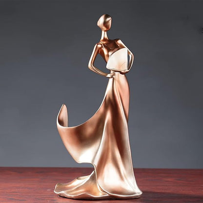 Artpaul Wine Bottle Holder Beauty Lady Statue Wine Bottle Stand Lady Wine Rack - Image 7