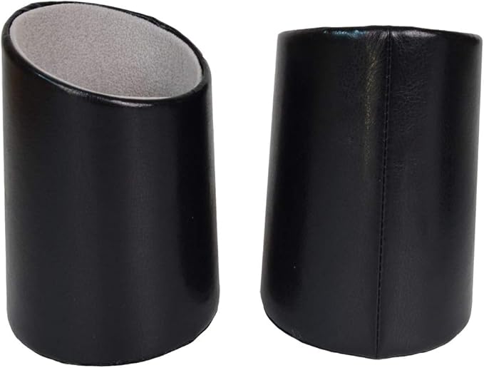 2 Pack Eyeglasses Holder PU Leather Glasses Stand Case Holder - Image 2