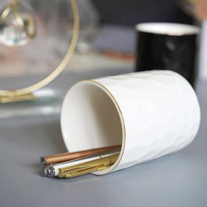 HANKOR Ceramic Pen Holder Cup Pencil Holder - Image 2