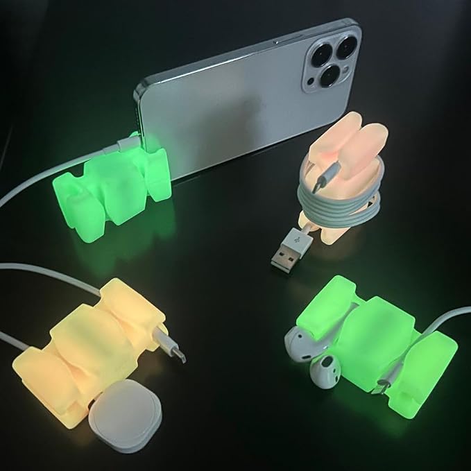 GlowBrick Stocking Stuffers for Adults Cord Management Weighted Cord Holder - Image 4