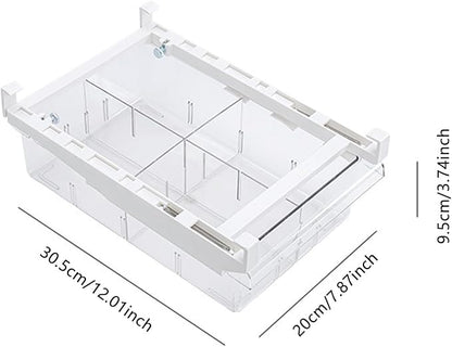 Fridge Drawer Organizer, Pull Out Shelf Storage Transparent Organizer - Image 3