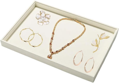 Microfiber Jewelry Display Tray, Stackable Jewelry Drawer Organizer Trays - Image 4