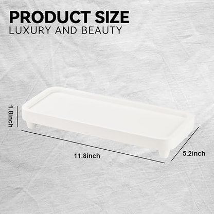 Bathroom Tray for Counter, Vanity Tray, Soap Dispenser Tray for Kitchen Sink - Image 3