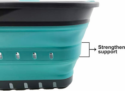 SAMMART 42L Collapsible Plastic Laundry Basket - Image 4