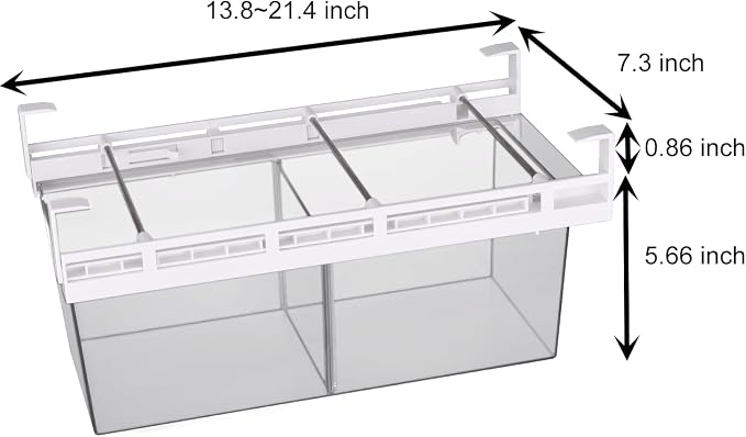 Yatmung 2 Pack Extra-Large Deli Drawer Organizer - Image 4