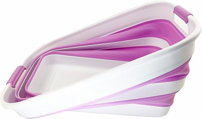 SAMMART 27L Collapsible Plastic Laundry Basket - Image 3