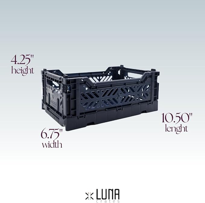 Collapsible Storage Box, Foldable Crate Organizer Bin - Image 3
