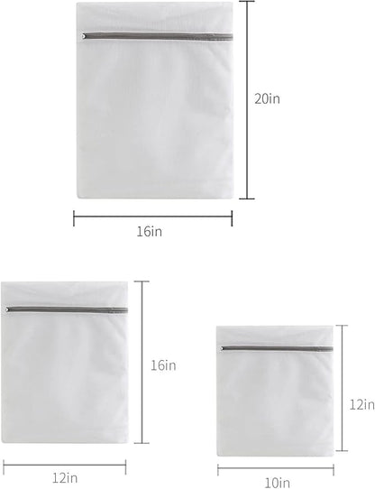 Lingerie Bags for Washing Delicates, Small Fine Mesh Laundry Bags - Image 2