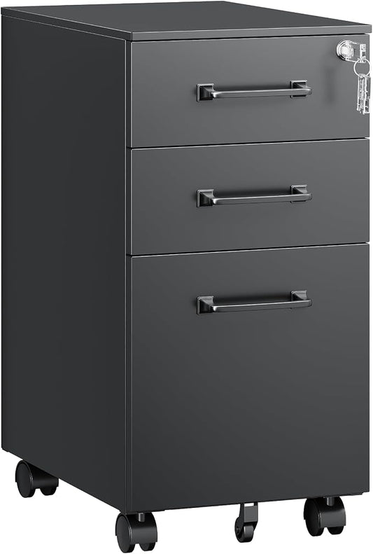Letaya 3 Drawer Mobile File Cabinet by LetayaMetalCabinets
