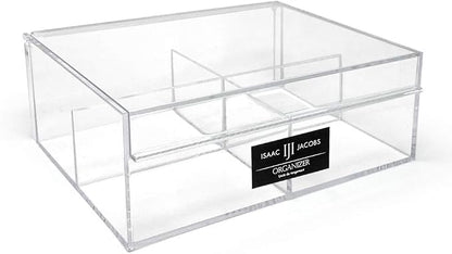 Isaac Jacobs 4-Compartment Clear Acrylic Organizer by IsaacJacobs