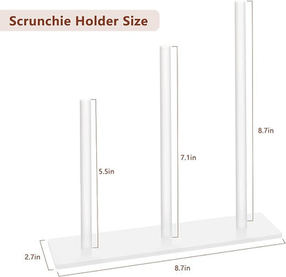 SMUK 3-Tiers Acrylic Scrunchie Holder Organizer - Image 6