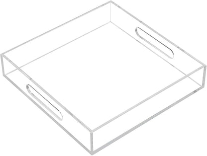 Clear Sturdy Acrylic Serving Tray by KEVLANG