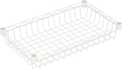SINGAYE 4 Tier Basket Shelf Wire Shelving Unit Adjustable Storage Shelves Big - Image 6