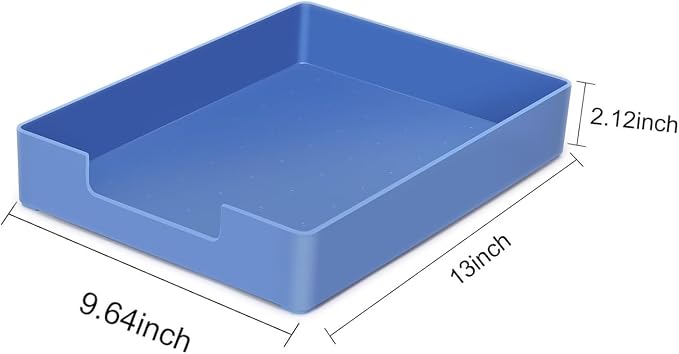 Letter-Size Tray, Desk Drawer Organizer, A4 Plastic Paper Tray - Image 3