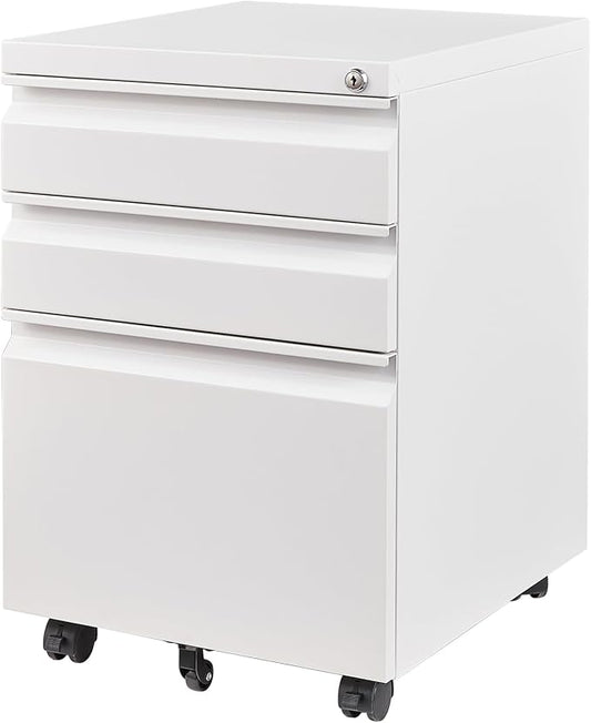 Letaya 3 Drawer Mobile File Cabinet by LetayaMetalCabinets