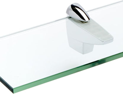 Spancraft Glass F-4.75x12-Chrome Falcon Glass Shelf, 4.75" x 12" - Image 2