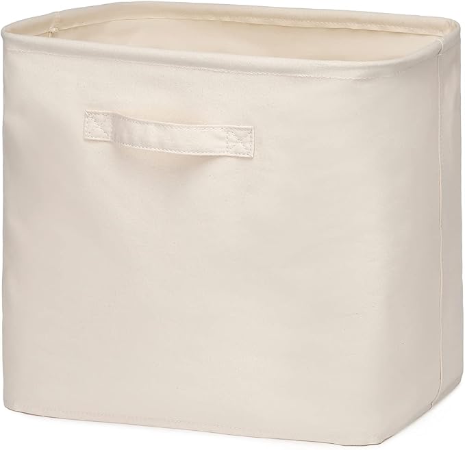 Decorative Basket Rectangular Fabric Storage Bin Organizer Basket by YONBEN