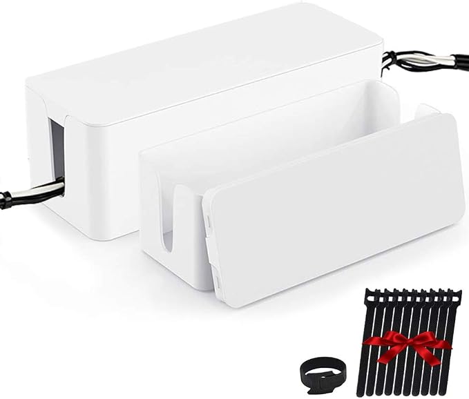 Cable Management Box Organizer, by Unknown