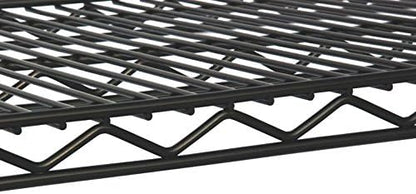 Omega 21" Deep x 60" Wide x 54" High 3 Tier Black Starter Shelving Unit - Image 2