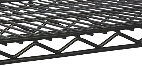 Omega 21" Deep x 30" Wide x 74" High 3 Tier Black Starter Shelving Unit - Image 2