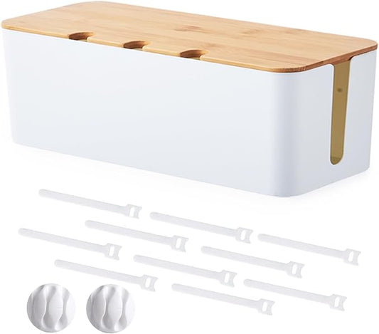 Cable Management Box, Cord Cable Organizer Box by S310