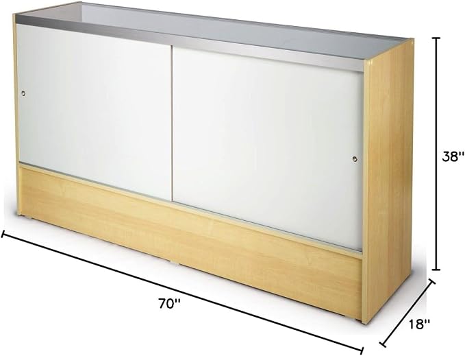 Only Hangers Full Vision Display Showcase, Collectible Display 72 Inches Wide - Image 2