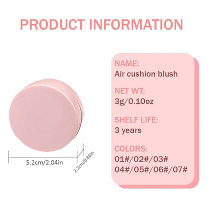 Powder Matte Blush Cheeks Face Makeup - Image 6