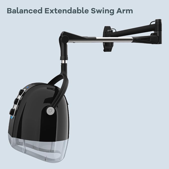 SyyBhb Wall Mount Hooded Salon Hair Dryer, Professional Ionic Hair Color - Image 6