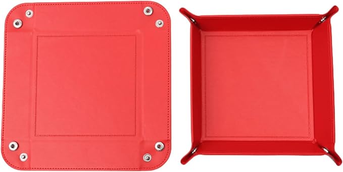 siduater Valet Tray Desktop Storage Organizer – Vegan Leather Catchall Tray - Image 4