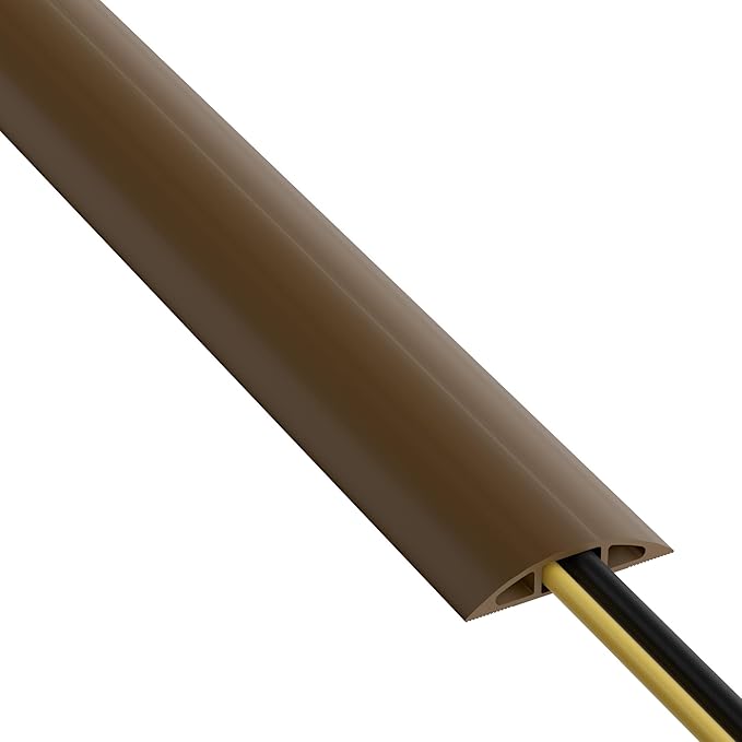 D-Line 30ft Floor Cord Cover, Floor Cable Protector, Extension Cord Cover by D-LineUSAinc
