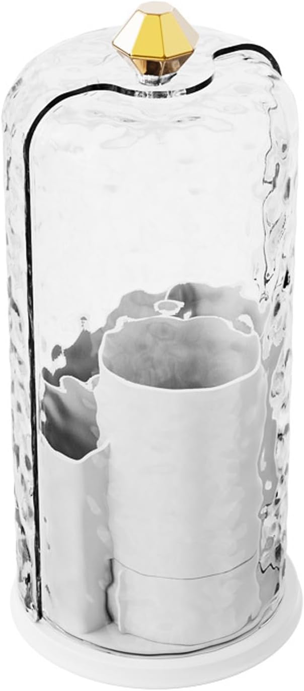Rotating Makeup Organizer, 360-Degree Clear Cosmetic Case - Image 6