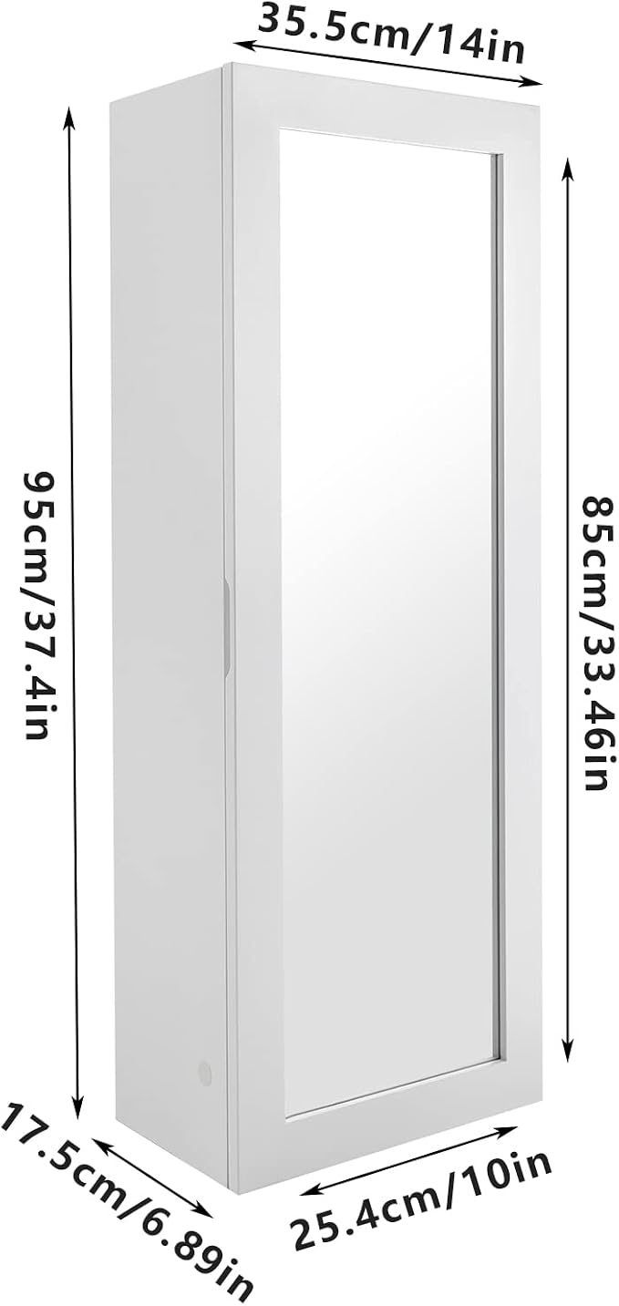 Wall Mounted Ironing Board Cabinet, Built in Swivel Ironing Board Folding - Image 6