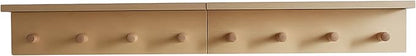 Entrance Coat Rack ，Coat Hooks, Wall-Mounted Wooden Hook Rack, Wall-Mounted - Image 3