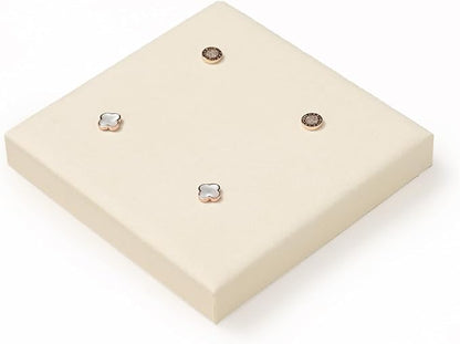 Oirlv Microfiber Jewelry Display Storage Tray Stud Earrings Tray Organizer Stud - Image 6