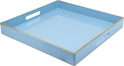 Spsyrine Light Blue Decorative Tray by Spsyrine