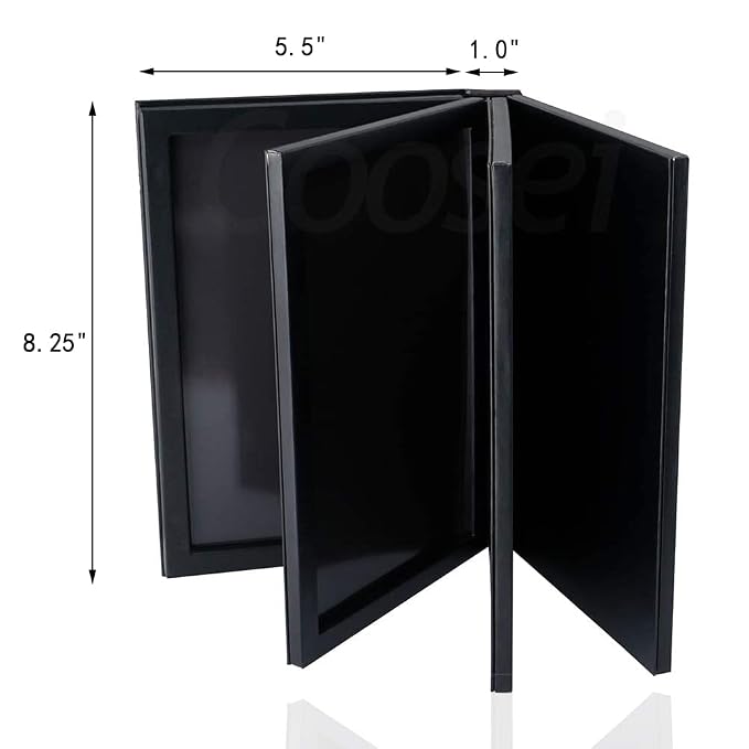 Coosei 3 Layers Book Shape Empty Magnetic Eyeshadow Palette Magnetic makeup - Image 3