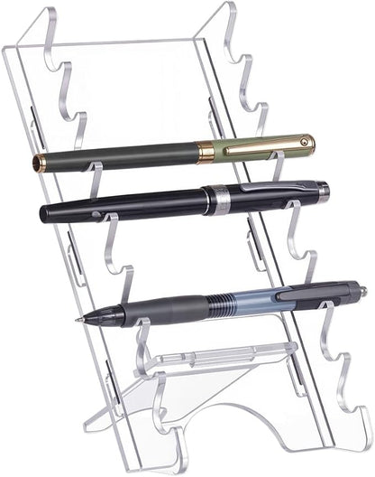 UNICRAFTALE 8-Slots Acrylic Pen Holder Clear Pen Display Stand Holder Makeup by UNICRAFTALE