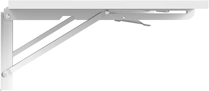 Mount-It! Heavy Duty Wall Mounted Drop Leaf Table, Folding Wall Mounted Desk - Image 4