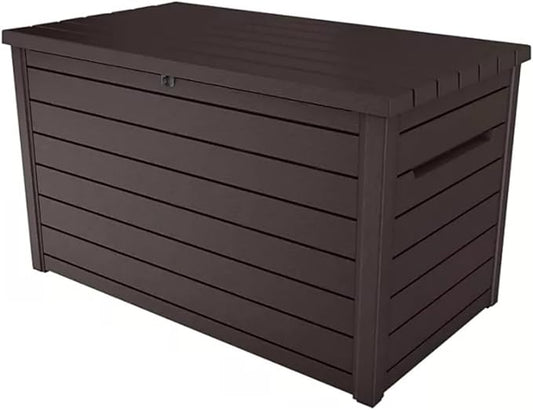 Outdoor Storage Box with Lockable Lid by Unknown