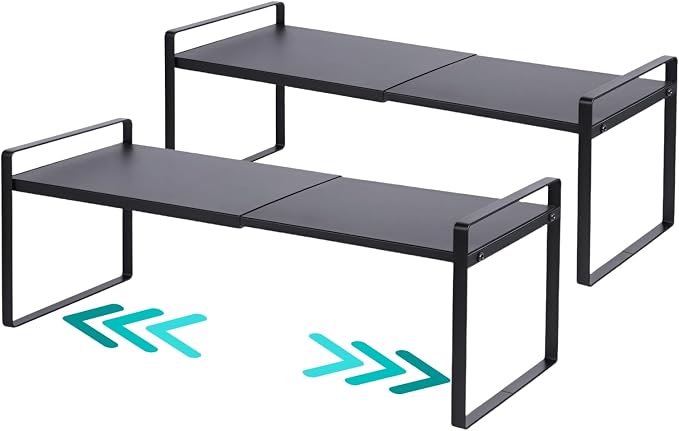 2-Pack Expandable Shelf Organizer by LJHFUQHUHU