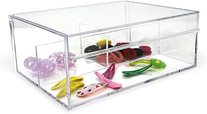 Isaac Jacobs 3-Compartment Clear Acrylic Organizer - Image 6