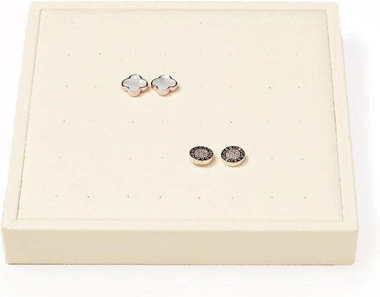 Oirlv Microfiber Jewelry Stud Earring tray Display Tray Earring Display by Oirlv