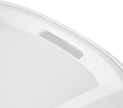 White Rolling Laundry Hamper - Image 6