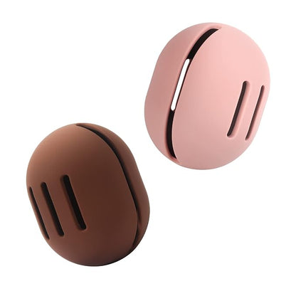 FERYES 2 PCS Makeup Sponge Holder – Shatterproof Eco-Friendly Silicone Beauty by FERYES