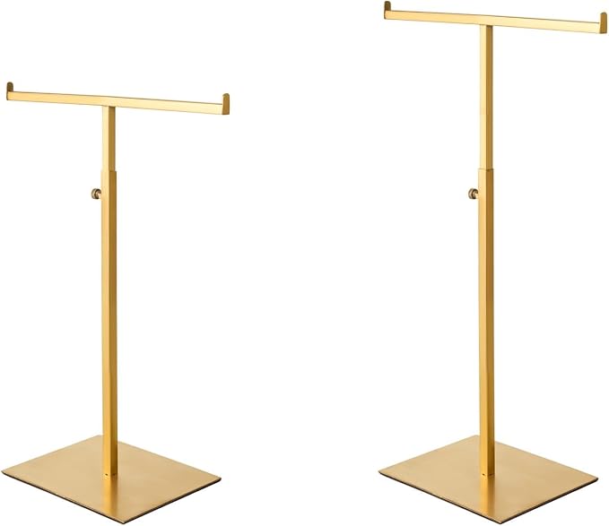 Purse Display Stand Set of 2 Jewelry Tower Stainless Steel Jewelry Handbags by CHANJEYION