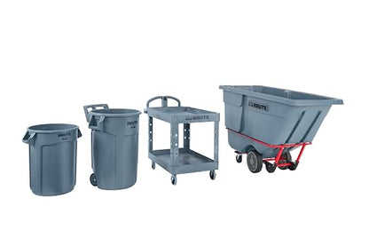 Rubbermaid Commercial Products BRUTE Heavy Duty 2-Shelf Utility/Service Cart - Image 14