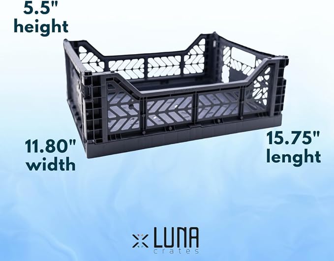 Collapsible Storage Box, Foldable Crate Organizer Bin - Image 2