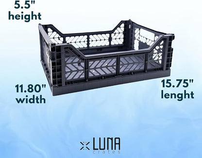 Collapsible Storage Box, Foldable Crate Organizer Bin - Image 2