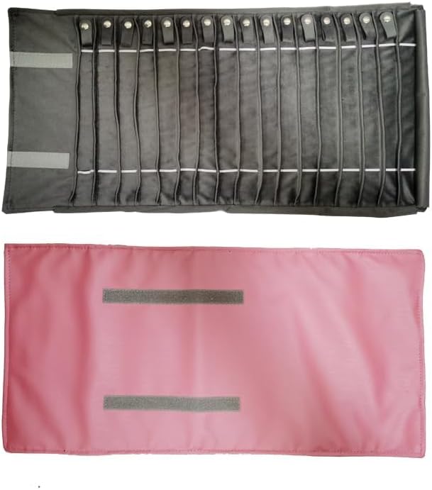 Portable Jewelry Roll Untangled Secure Necklace Travel Storage Bag Displays - Image 3