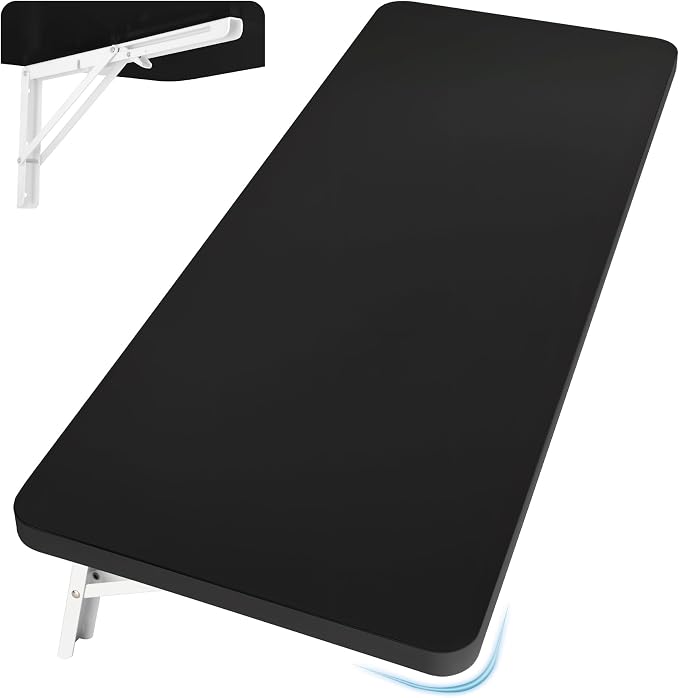 Wall Mounted Folding Table 39.4”L x 19.7”W, Laundry Folding Table by Neoaider